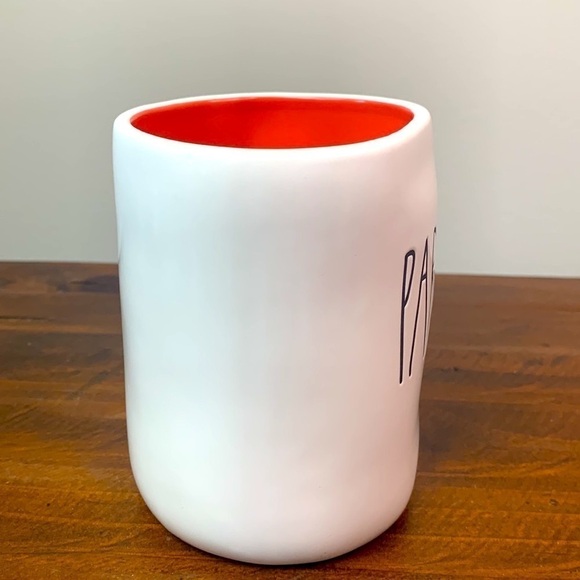 Rae Dunn “Paradise” Mug Coral Handle & Inside - Picture 4 of 8